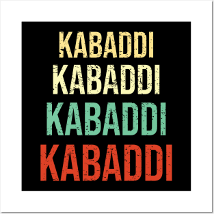 Kabaddi or Kabadi Indian Sports Posters and Art